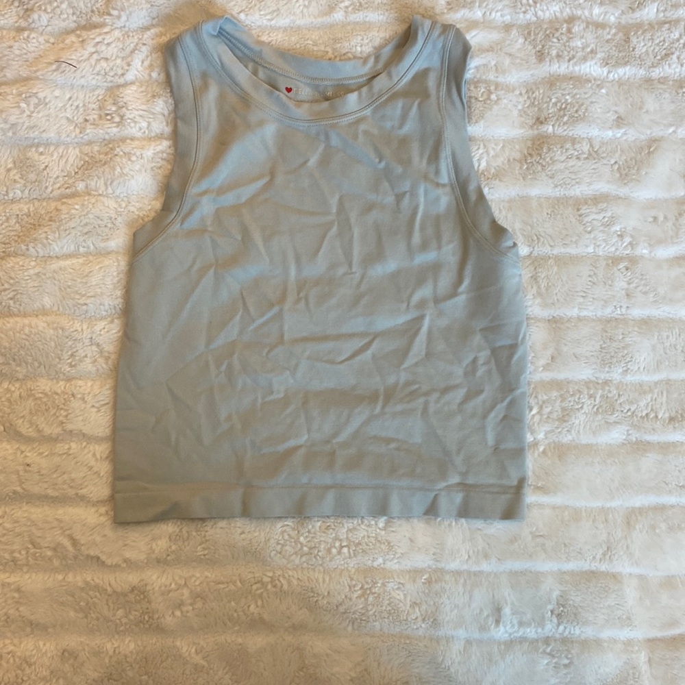 Here is a light colored green tanktop from Bella Seamless!